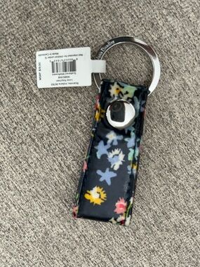Vera Bradley Loop Keychain Scattered Wildflowers